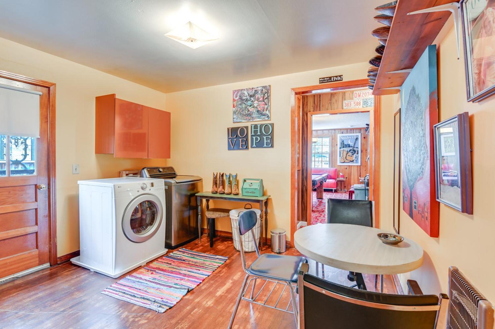6 Mi To Downtown 70S-Themed Home In Nashville! Eksteriør bilde