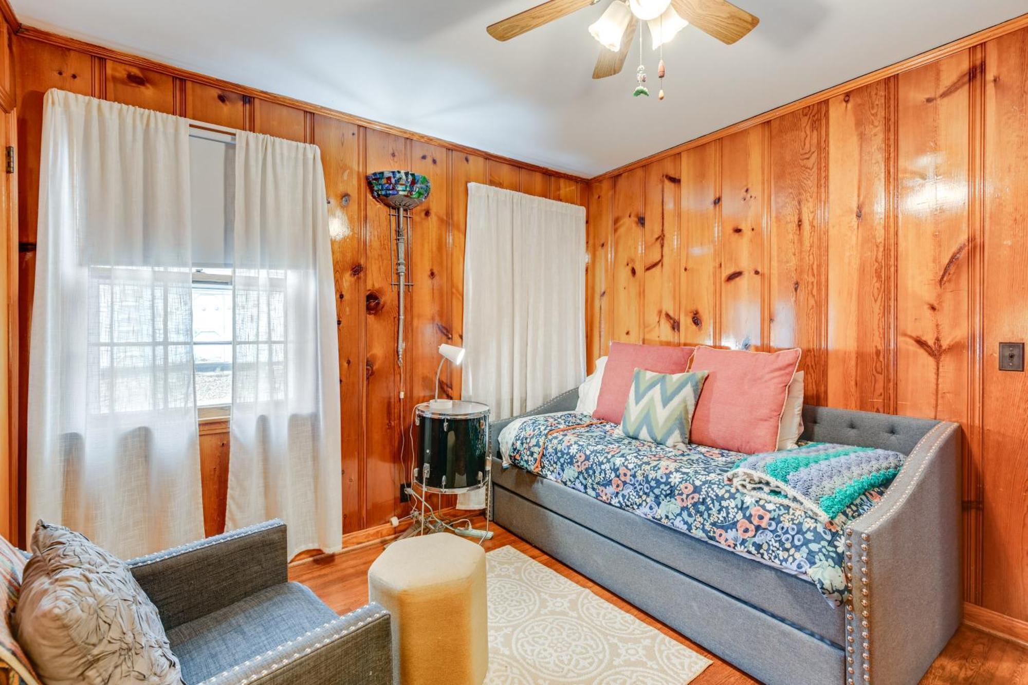 6 Mi To Downtown 70S-Themed Home In Nashville! Eksteriør bilde