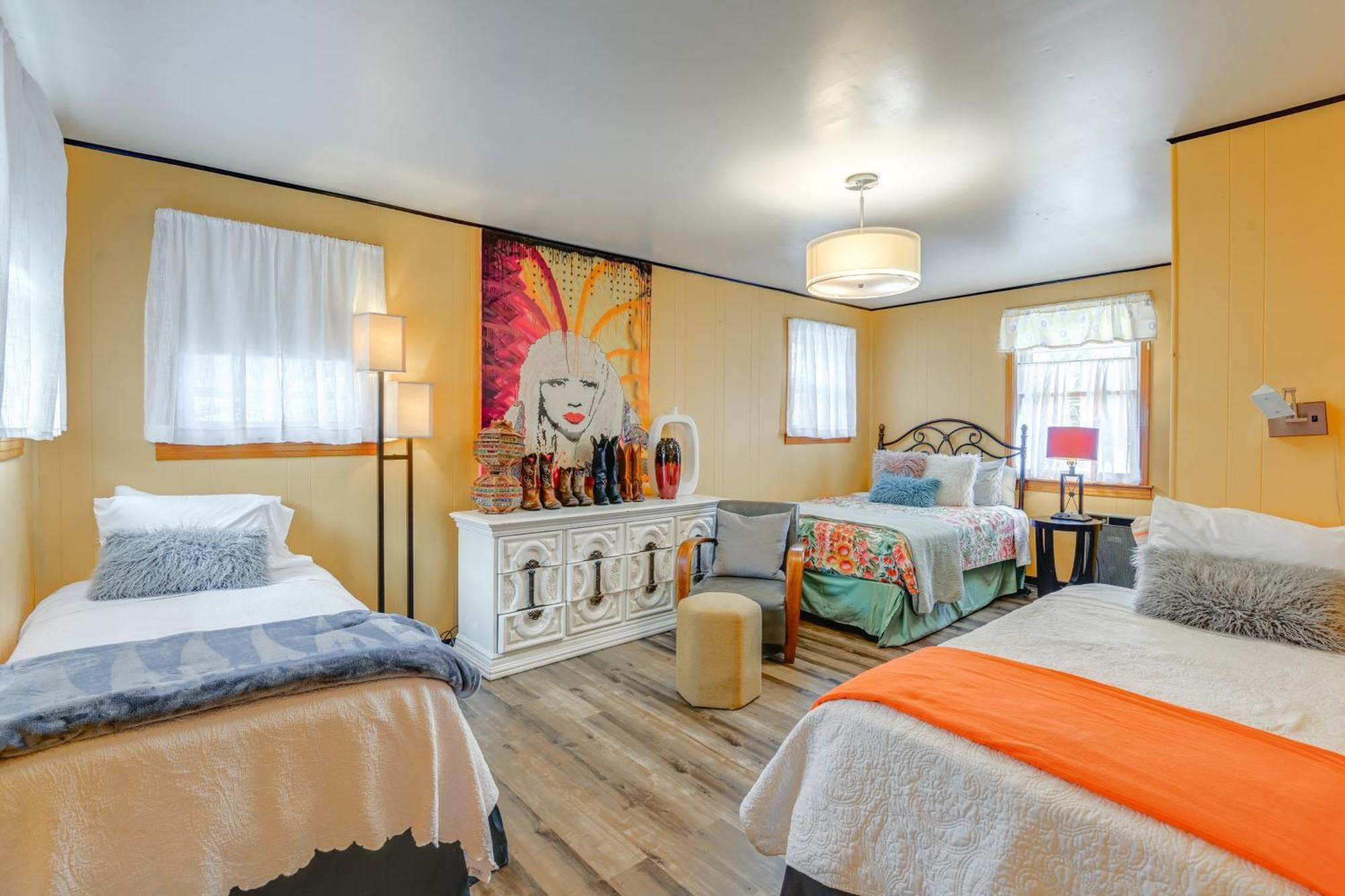 6 Mi To Downtown 70S-Themed Home In Nashville! Eksteriør bilde
