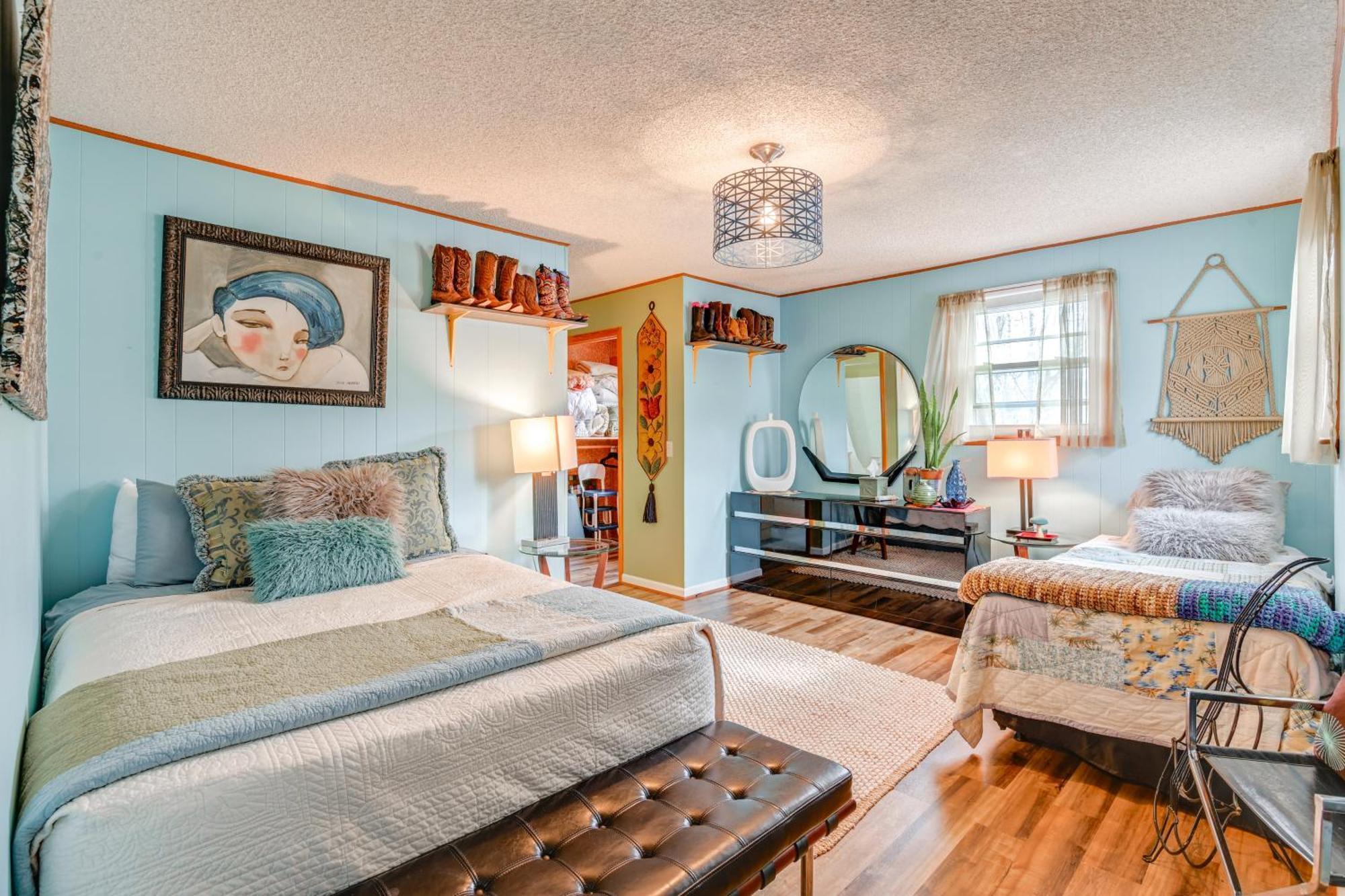6 Mi To Downtown 70S-Themed Home In Nashville! Eksteriør bilde