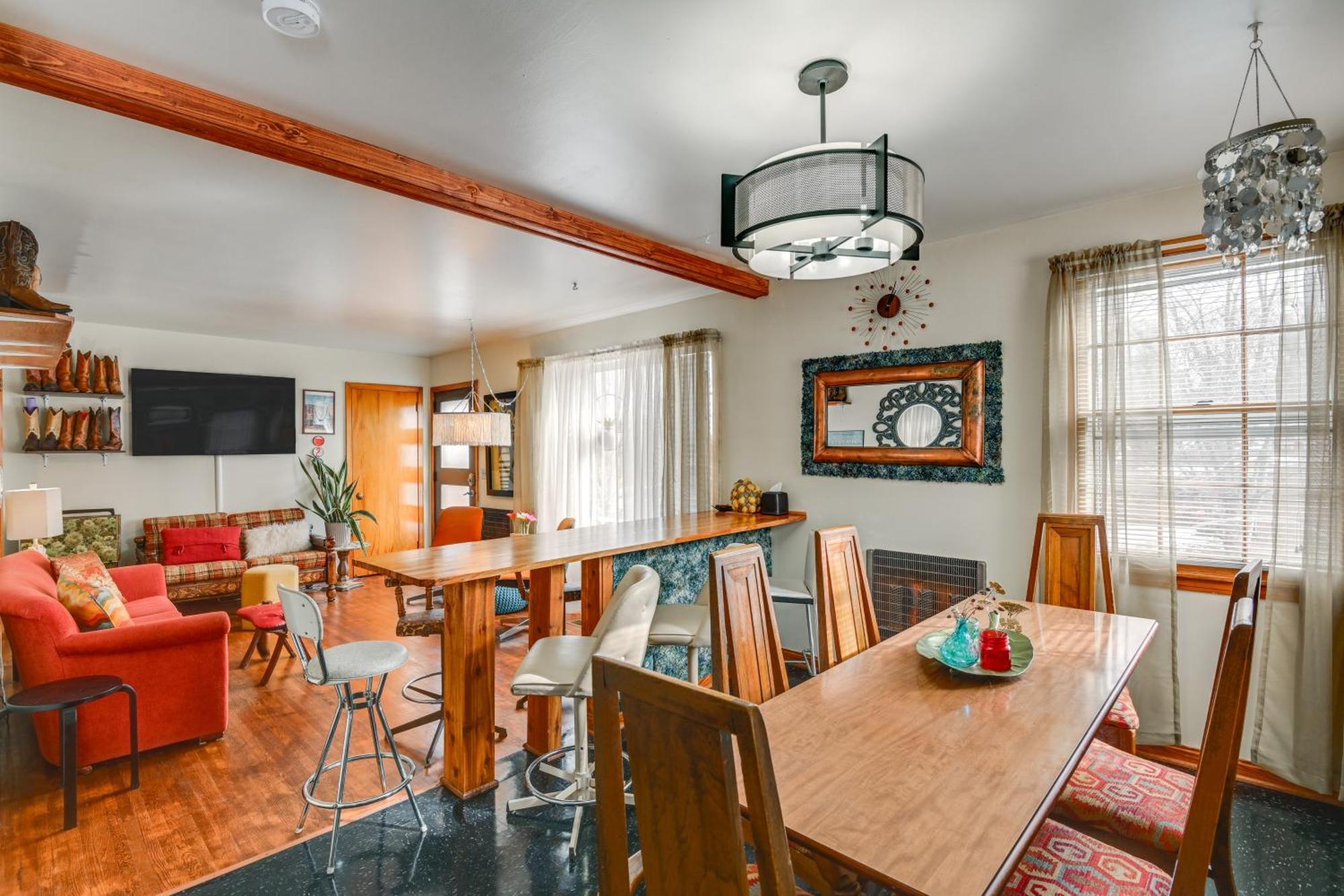 6 Mi To Downtown 70S-Themed Home In Nashville! Eksteriør bilde